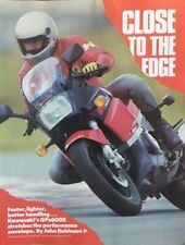 KAWASAKI GPz600R - ORIGINAL 1985 ROAD TEST COVERING 6 PAGES
