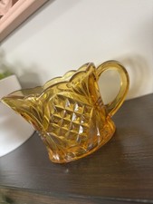 Vintage Amber Glass Including