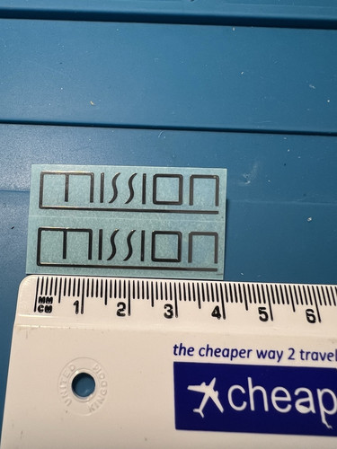 Mission speakers sticker logo - sticker,