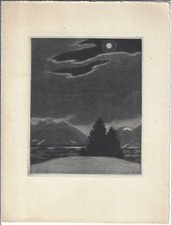 RUDOLF SIECK: Radierung