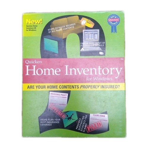 Quicken home inventory - quicken,