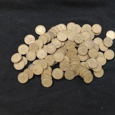 1951 Brass Three Pence Coins