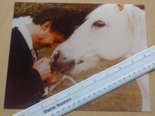 Jeremy Brett  with White Horse