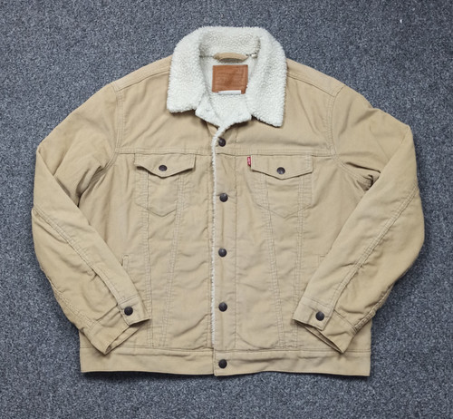 Levis mens jacket large beige - jacket,