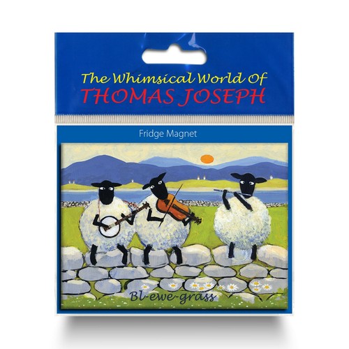 Ewe grass fridge - bl-ewe, magnet