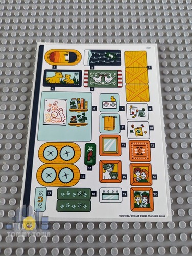 Lego friends sticker - lego, sheet