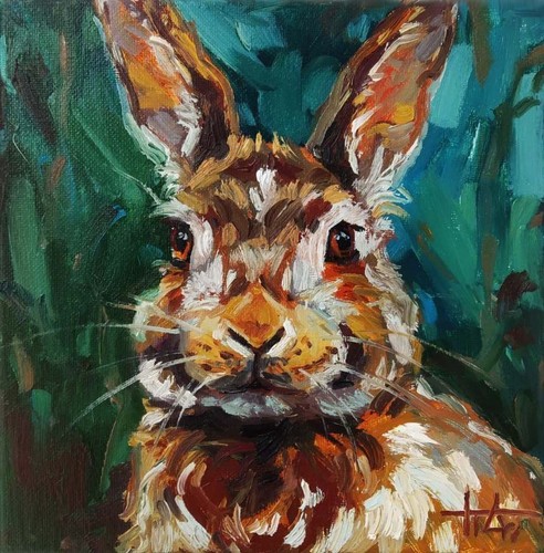 Original oil painting - , on