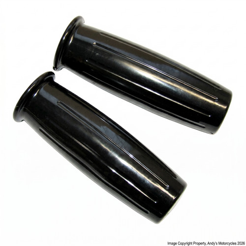 Amal style handlebar grips - style,