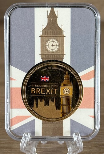 Brexit 24ct gold plated - gold,