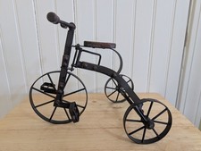 Antique Metal Doll Tricycle