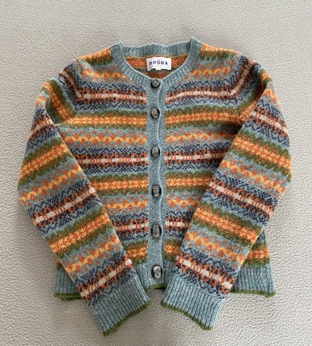 Brora fairisle cardigan 6 - cardigan, sz