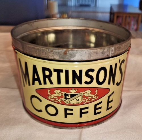 1940s martinson coffee tin - 1940s,