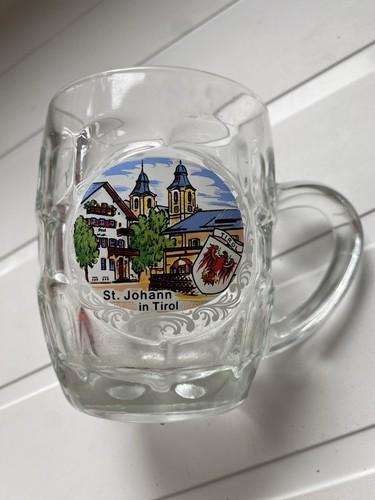 Vintage dimpled glass souvenir - vintage,