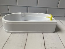 Barbie Dream House White Bath Tub Bathroom Furniture (N6)