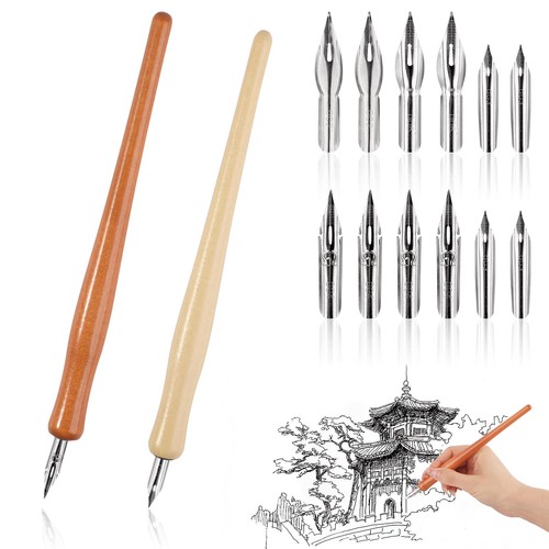 Dip pen 14pcs - 14pcs, comic