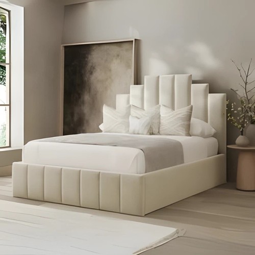 Luxury crown panel bed - bed, frame
