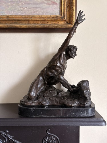 Wonderful male nude bronze - bronze, on