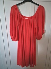 Next Size 20 Orange Dress
