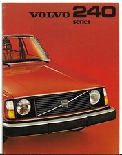 Volvo 240-Series 1974-1975 UK Market Sales Brochure 244, 245, DL, GL, DLE