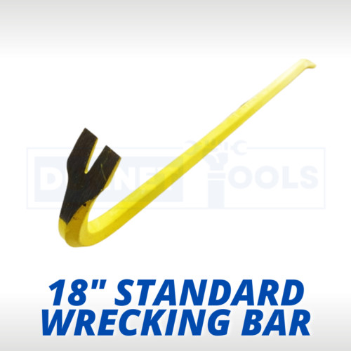 Heavy duty wrecking bar 18in - duty,