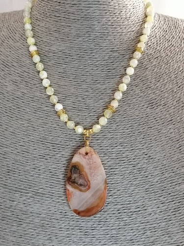 Genuine agate slice - genuine,
