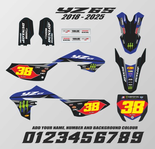 Graphics yamaha yz65 - 65,