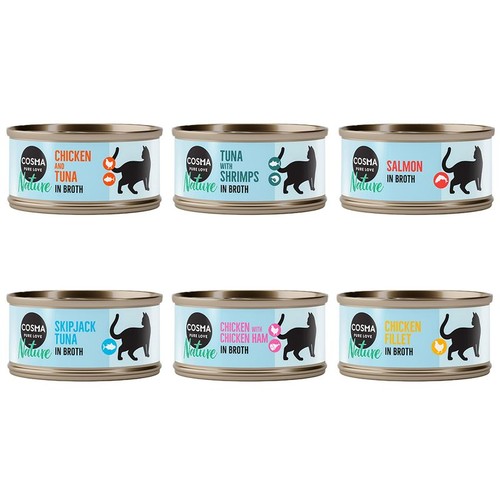 6x70g mixed pack cosma nature - 6x70g,