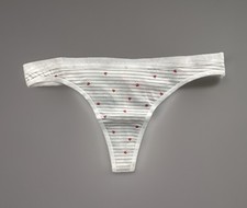 Victoria's Secret  Print Cotton Thong Panties panty - Size S uk10