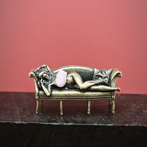Solid brass mini figurine - solid,