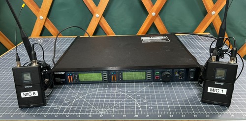 Shure ur4d dual - ur4d+, wireless