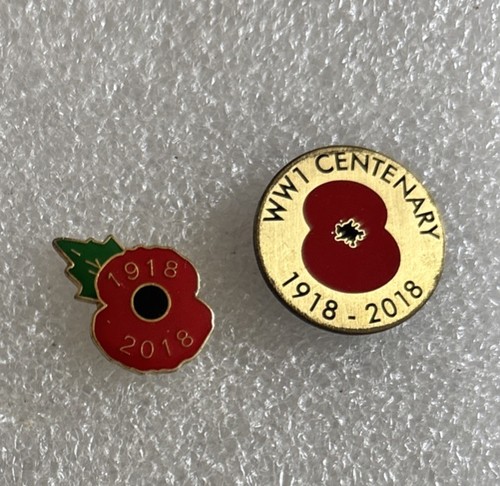 1918 2018 poppy - 2, x