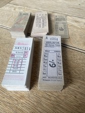 Vintage Bus Tickets