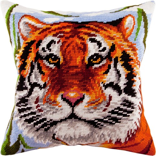 Needlepoint cushion kit - cushion,