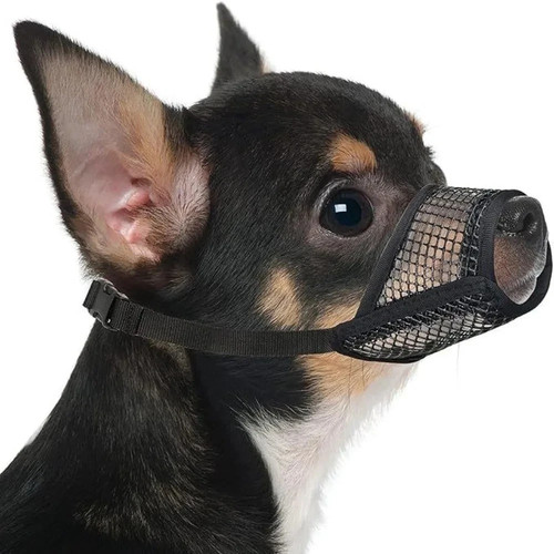 Breathable mesh dog muzzle - breathable,