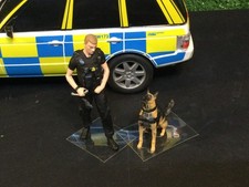 1/32 police figures Dog ,Response unit ,1:32 figures, Police Dog Handler set 04