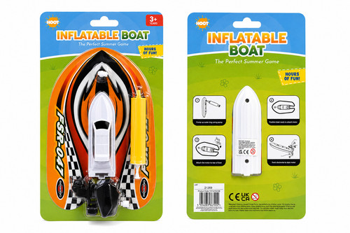 Inflatable motor boat - inflatable, battery