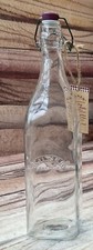 Embossed Kilner Clip Top Square Preserve Bottle  - 1L