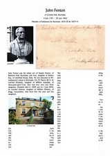 JJ-GB Free Front 1838 signed John Fenton, MP Rochdale