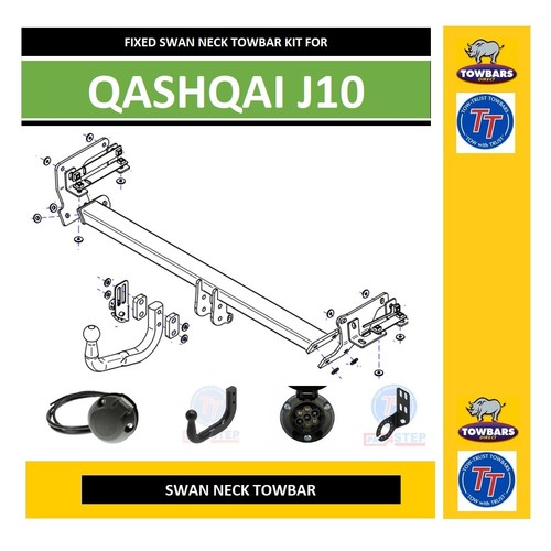 Towbar swan neck - towbar, for
