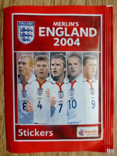 Merlin england 2004 sticker - england,