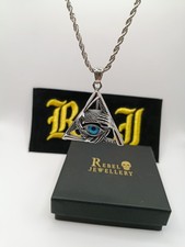 Evil Eye Horus Pentagle Mens