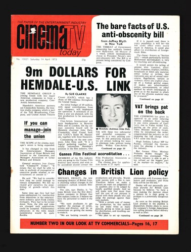 Cinema today 1971 1975 - today,