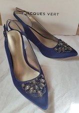 Jacques Vert Navy Slingback