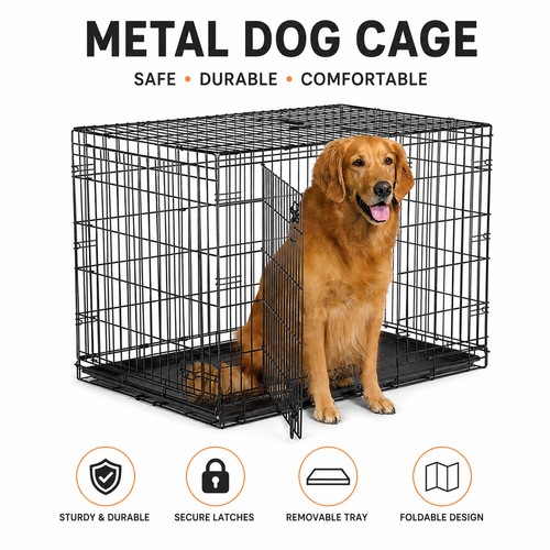 Dog cage puppy pet crate - cage,