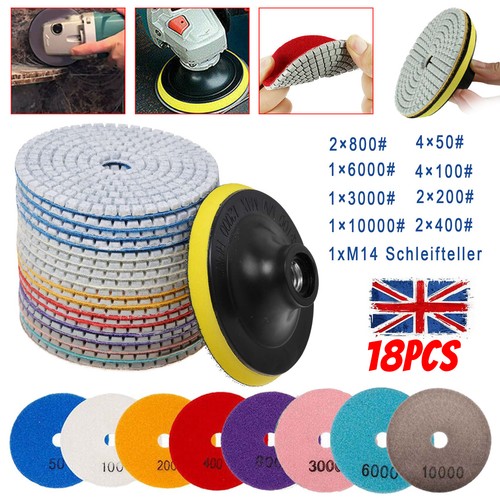 18pcs diamond polishing pads - 18pcs,