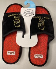 Homer Simpsons Men’s Slippers UK Size 12-13 (XL) Groening Slip-On Slider Primark