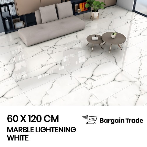 Marble lightening white floor - lightening,