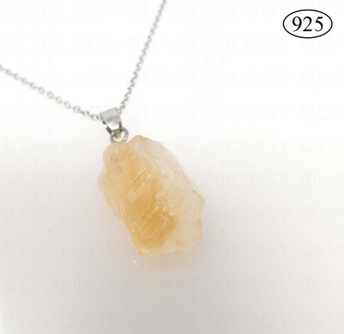 Citrine necklace stone nugget - stone,