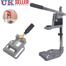 Adjustable Hand Drill Press Bench Stand Workbench Pillar Clamp Drilling Collet.