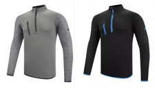 Island Green 1/2 Zip Panelled